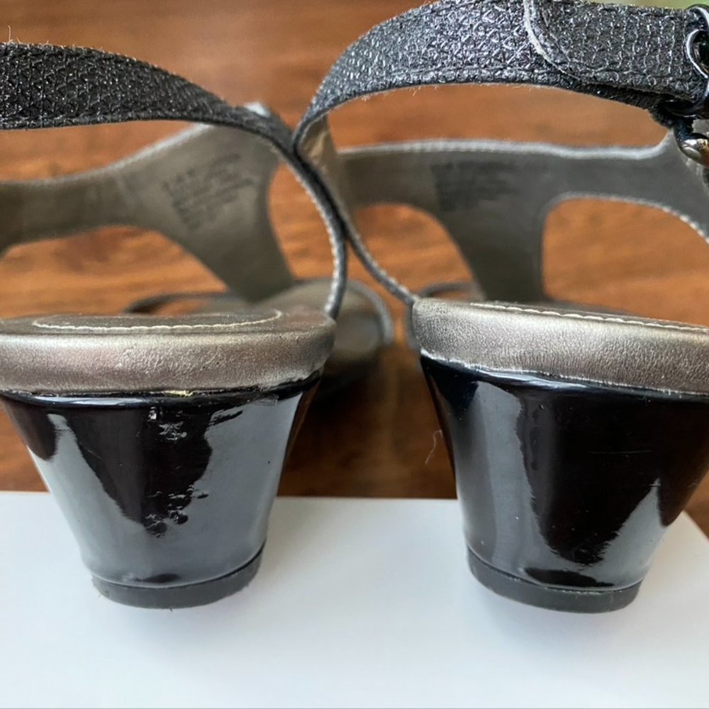 Bandolino black and silver sandals - Picture 8 of 9